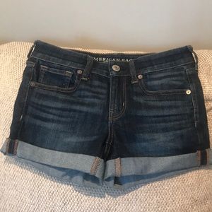 American Eagle Next Level Stretch Midi Jean Short